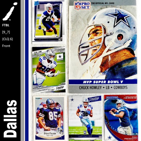 NFL Other - Dallas Cowboys 6 Card Lot - FTBL [9_7]